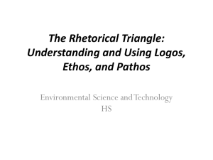 The Rhetorical Triangle: Understanding and Using