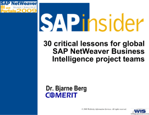 25 Critical Lessons for Teams That Are Running Global SAP