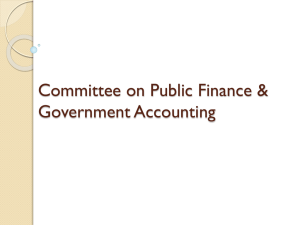 (PPTX, Unknown) - Committee on Public Finance and