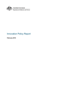 Innovation Policy Report - February 2015