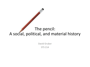 History of the Pencil