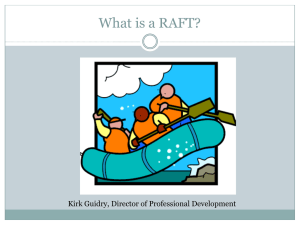 What is a RAFT? - ebrprofessionaldevelopmentportal