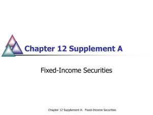 Types of Fixed-Income Securities