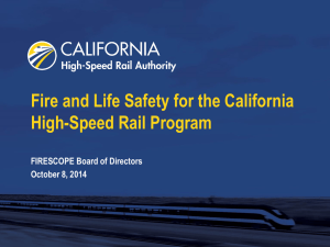California High Speed Rail Authority Power Point