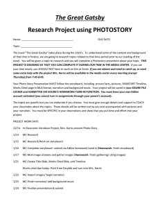photostory research project