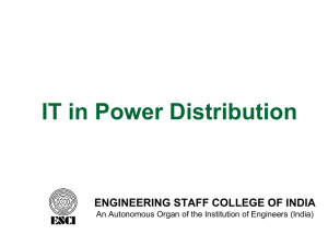 IT in Power Distribution - National Power Training Institute (NPTI)