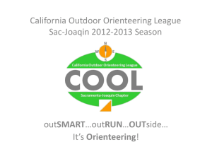 2012/2013 COOL - Gold Country Orienteers