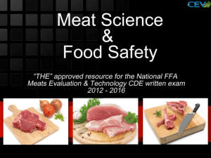 Meat Science & Food Safety PPT
