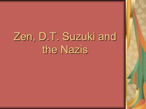 Zen, D. T. Suzuki and the Nazis