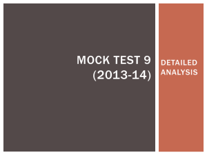 MOCK TEST 1 (2013-14)
