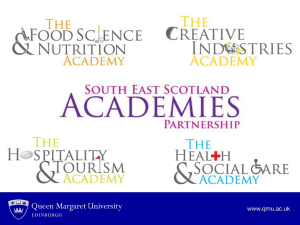 Academy overview and Food Science