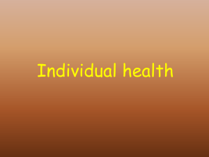 Individual Health