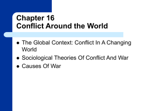 Global Conflict and War