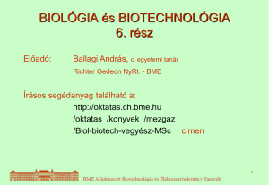 A biológia alapjai