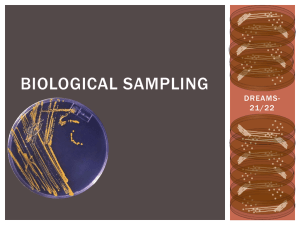 Biological sampling2134