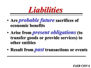 FASB CON 6 Current Liabilities