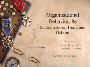 Chapter 2: The High Performance Organization