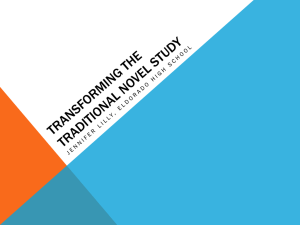 Transforming the Traditional novel study