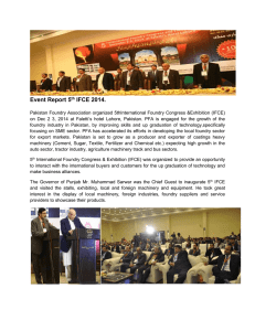 5th IFCE Event Report by PFA - Pakistan Foundry Association [PFA]
