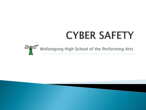 Cyber Safety Presentation - Wollongong High School of the