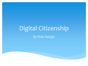 Digital Citizenship - Bruning