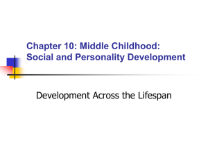 Chapter 10: Middle Childhood: Social and Personality Development