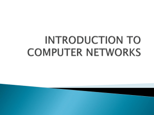 INTRODUCTION TO COMPUTER NETWORKS - ac