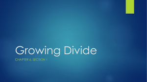 Growing Divide
