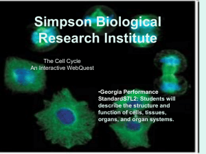 Simpson Biological Research Institute Georgia Performance