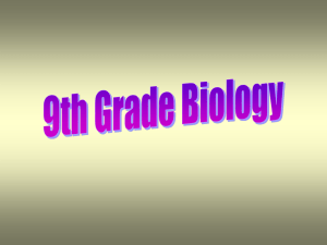 Biology Grading and Curriculum Guidelines