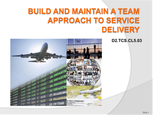 PPT_Build maintain a team approach to service delivery_270115