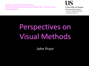 Perspectives on Visual Methods