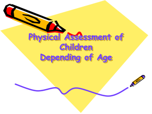 Physical Assessment of the child