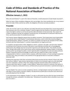 2015-Code-of-Ethics - National Association of REALTORS