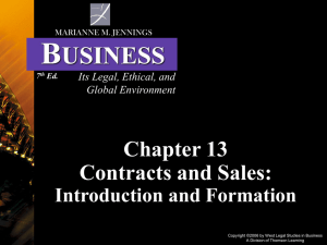 of Contracts