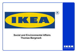 IKEA's business shall have an overall positive impact on people