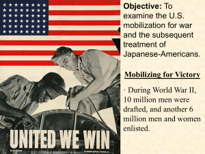 Relocation of Japanese Americans