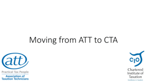 Moving from ATT to CTA (PowerPoint Presentation)