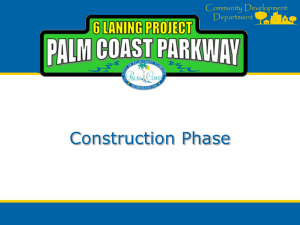 5-Palm Coast Parkway 6-Laning_Construction