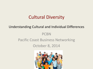 Understanding Differences - Pacific Coast Business Networking