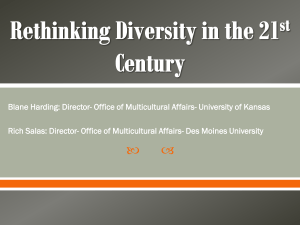 Rethinking Diversity in the 21st Century