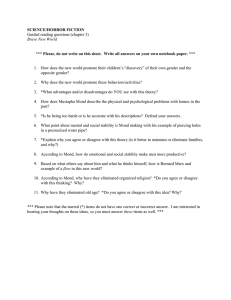 Brave New World chapter three guided reading questions