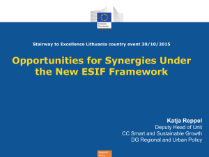 ESIF-EFSI complementarities