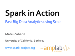 spark_scala_days_2012 - University of California, Berkeley