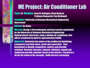 GROUP #10: ME Project - Air Conditioner