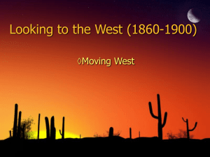 7.1 Moving West PPT