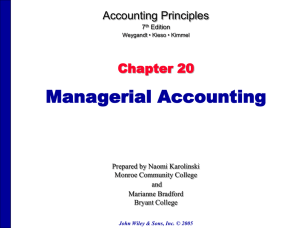 Accounting Principles, 5e - Suffolk County Community College