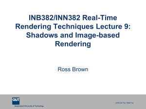 Shadows and Image-based Rendering