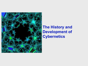 The History and Development of Cybernetics