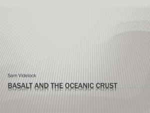 Basalt and the Crust